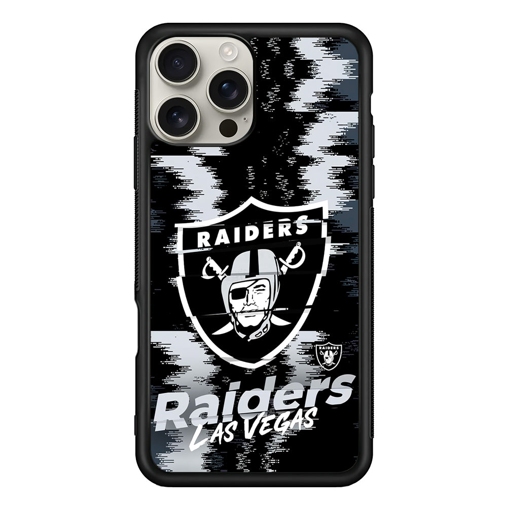 Las Vegas Raiders Abstract Color iPhone 16 Pro Max Case | Stylish Protective Case for iPhone 16 Pro Max
