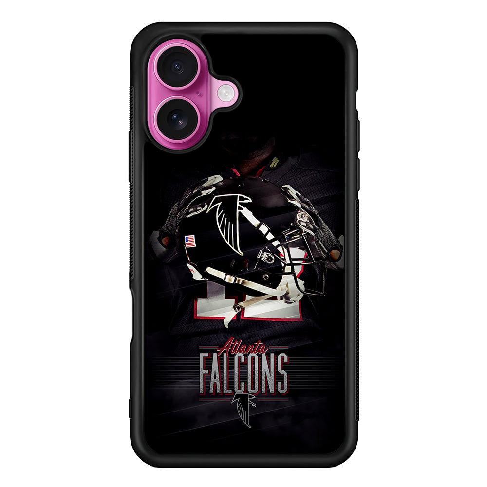 Atlanta Falcons Helmet iPhone 17 Case | Slim Protective Rubber Phone Cover