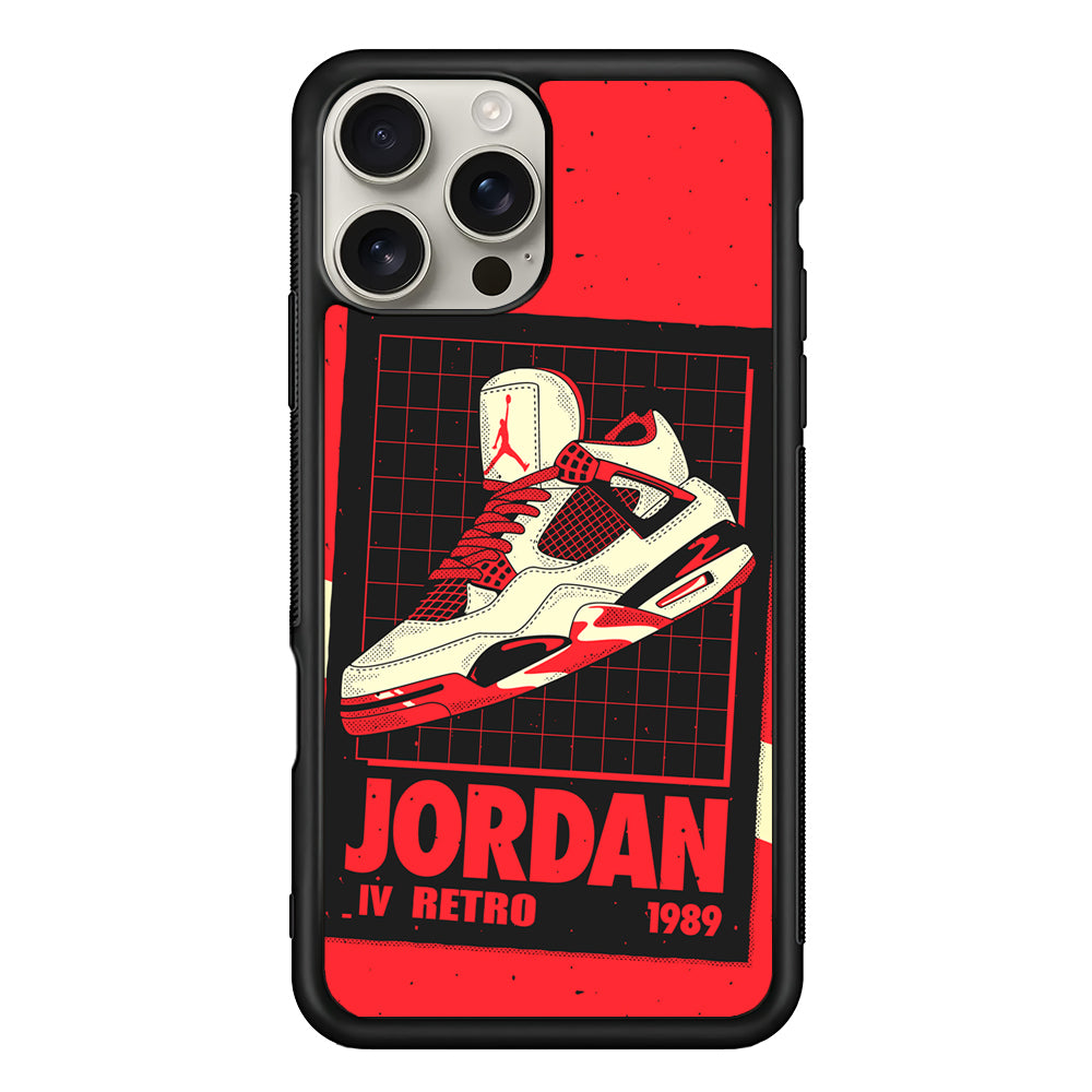 Air Jordan Poster from The Past iPhone 16 Pro Max Case | Durable Everyday Protective Cover
