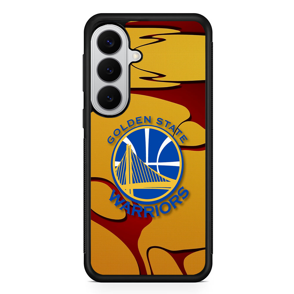 Golden State Warriors Pattern Samsung Galaxy S26 Case | Protective Rubber Cover