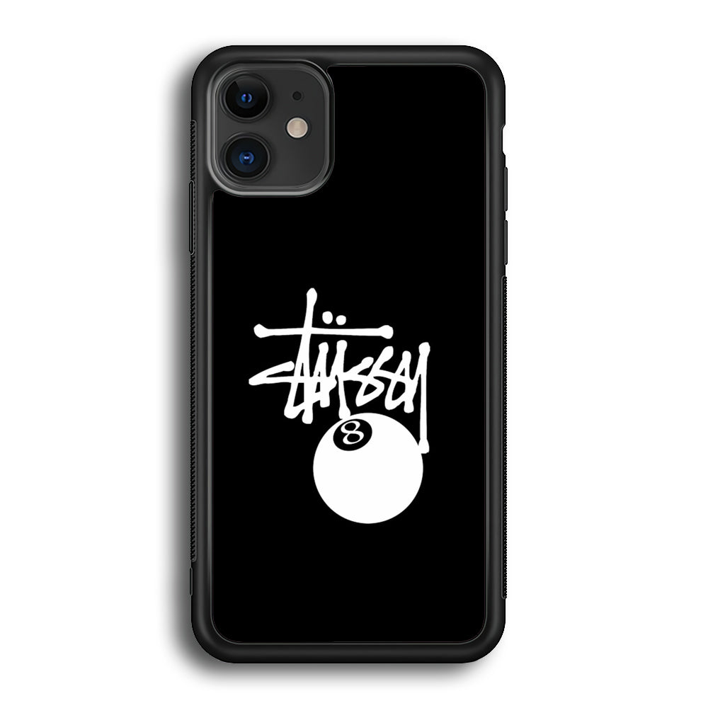Stussy 8 Pool Ball iPhone 12 Case | Slim Rubber Case for iPhone 12