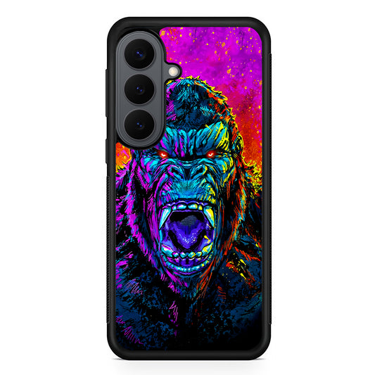 King Kong Godzilla Colorful Samsung Galaxy S26 Plus Case | Slim Rubber Case for Samsung Galaxy S26 Plus