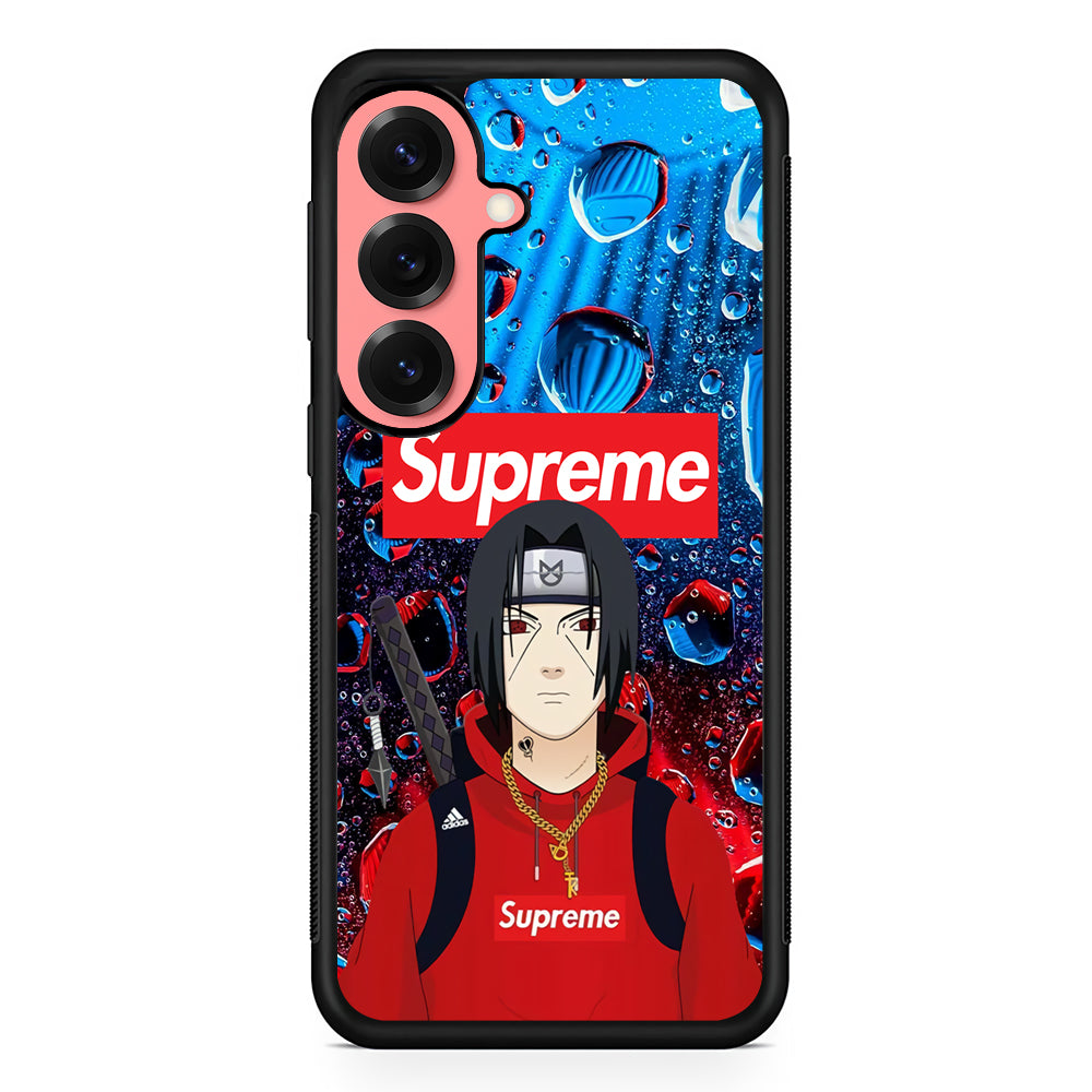 Supreme Itachi Flying Water Samsung Galaxy S25 Case | Slim Rubber Case for Samsung Galaxy S25