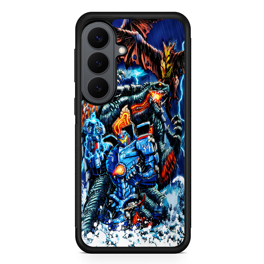 Gamera VS Pacific Rim Samsung Galaxy S26 Plus Case | Slim Rubber Case for Samsung Galaxy S26 Plus