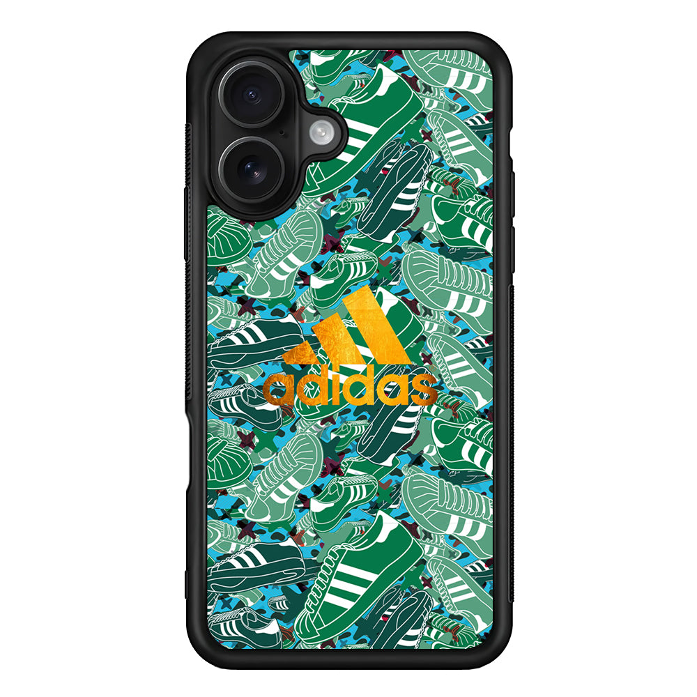 Adidas Gold Pride iPhone 16 Case - Oxvistore