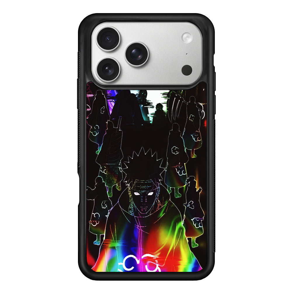 Akatsuki All Members Silhouette iPhone 17 Pro Case | Slim Rubber Case for iPhone 17 Pro