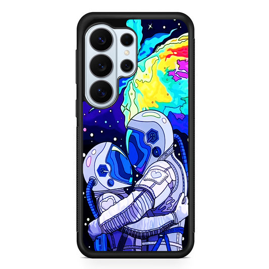 Astronaut Couple in Space Samsung Galaxy S26 Ultra Case | Protective Phone Cover