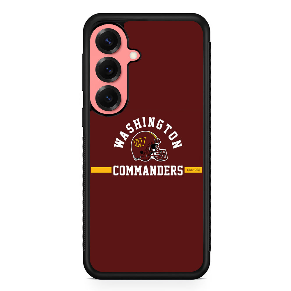 Washington Commanders Helmet Samsung Galaxy S25 Case | Protective Case for Samsung Galaxy S25