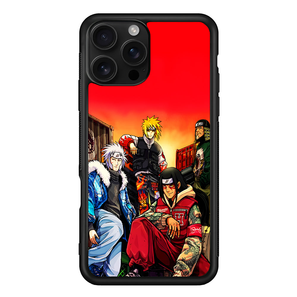 Naruto Hokage Hypebeast iPhone 16 Pro Case | Durable Protective Case for iPhone 16 Pro