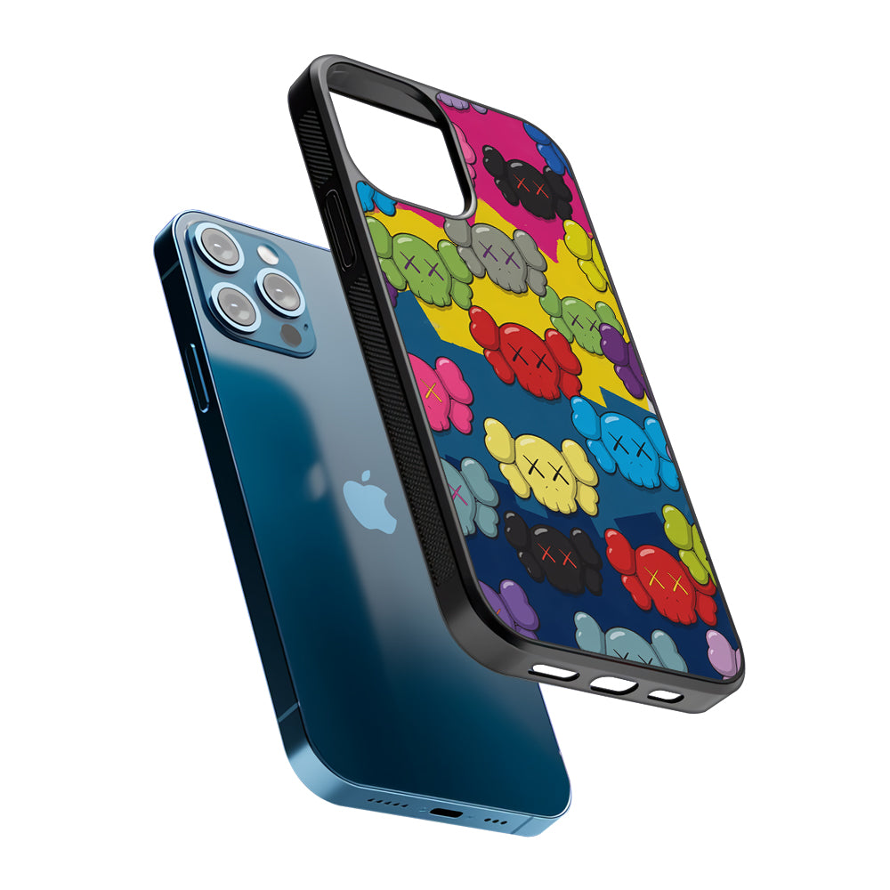 Kaws Pop Parade 2D Rubber Phone Case | Durable Phone Case