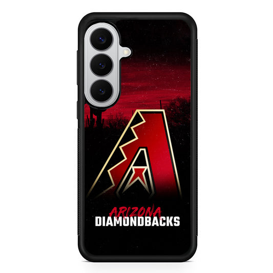 Arizona Diamondbacks Logo Samsung Galaxy S26 Case | Protective Rubber Cover