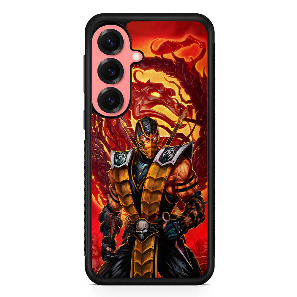 Scorpion Hanzo Mortal Kombat Samsung Galaxy S25 Case | Protective Case for Samsung Galaxy S25