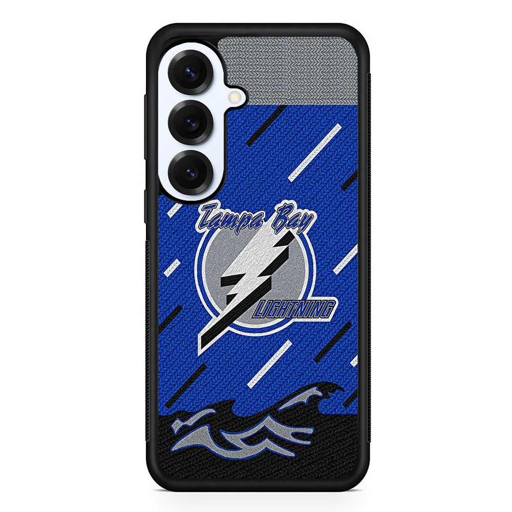 Tampa Bay Lightning Pattern Samsung Galaxy S25 Plus Case | Slim Rubber Cover for Samsung Galaxy S25 Plus