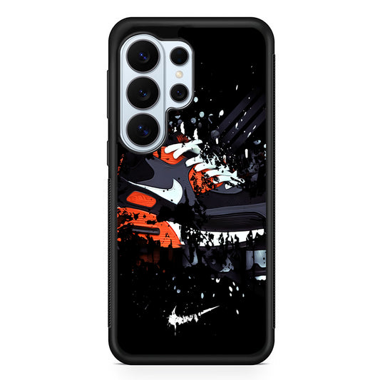 Nike Black Ink Splash Samsung Galaxy S26 Ultra Case | Protective Phone Cover