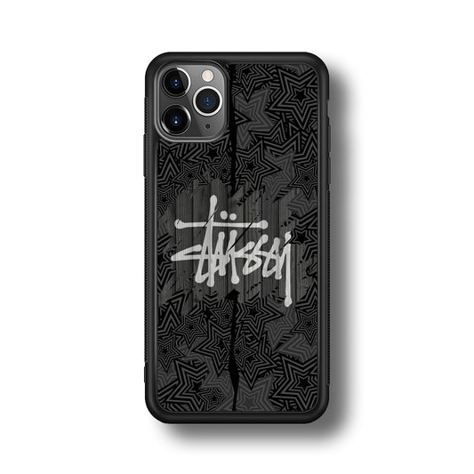 Stussy Star from The Night iPhone 11 Pro Max Case | Slim Rubber Case for iPhone 11 Pro Max