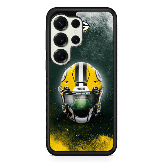 Green Bay Packers Helmet Samsung Galaxy S25 Ultra Case | Durable Rubber Case for Samsung Galaxy S25 Ultra