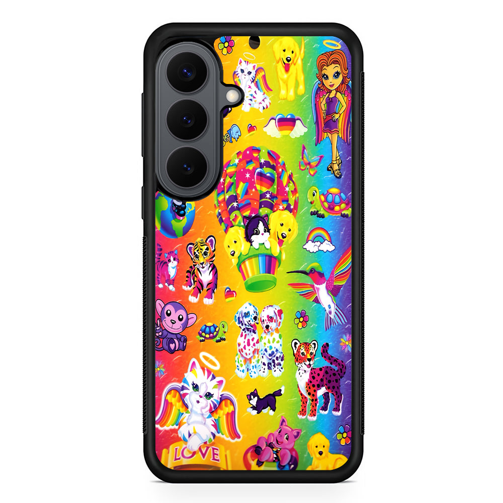 Cute Animal Cartoon Rainbow Pattern Samsung Galaxy S26 Plus Case | Slim Rubber Case for Samsung Galaxy S26 Plus