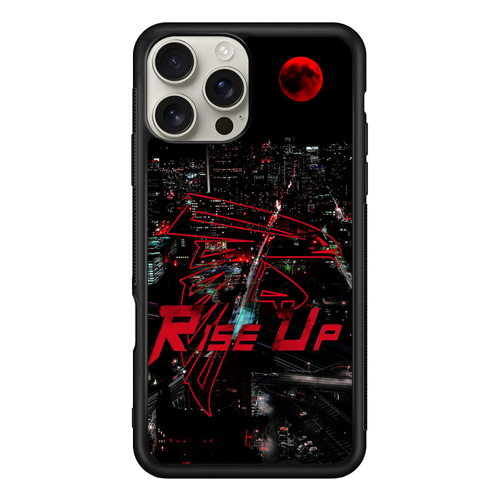 Atlanta Falcons Rise Up iPhone 16 Pro Max Case | Stylish Protective Case for iPhone 16 Pro Max