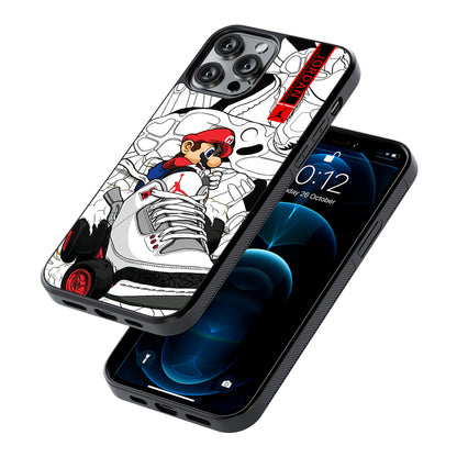 Air Jordan Mario Ride The Shoes 2D Rubber Phone Case | Slim Protective Phone Case