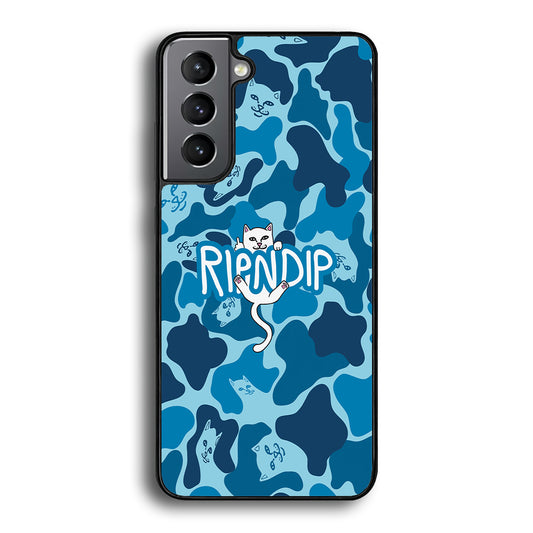 Rip N Dip Blue Camo Samsung Galaxy S24 Plus Case | Slim Rubber Case for Samsung Galaxy S24 Plus