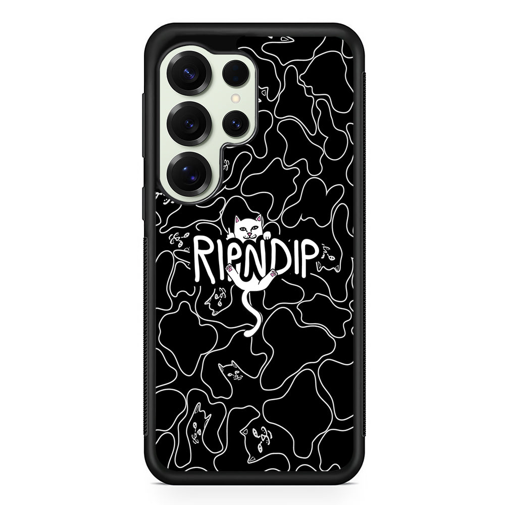 Rip N Dip Black Camo Samsung Galaxy S25 Ultra Case | Slim Rubber Case for Samsung Galaxy S25 Ultra