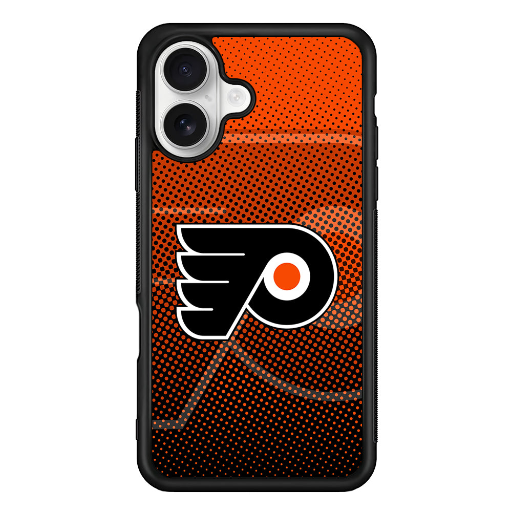 Philadelphia Flyers Dot iPhone 16 Plus Case | Durable Protective Rubber Cover