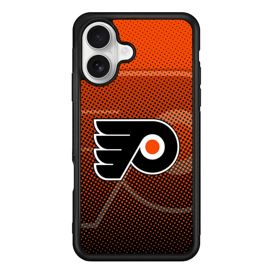 Philadelphia Flyers Dot iPhone 16 Plus Case | Durable Protective Rubber Cover