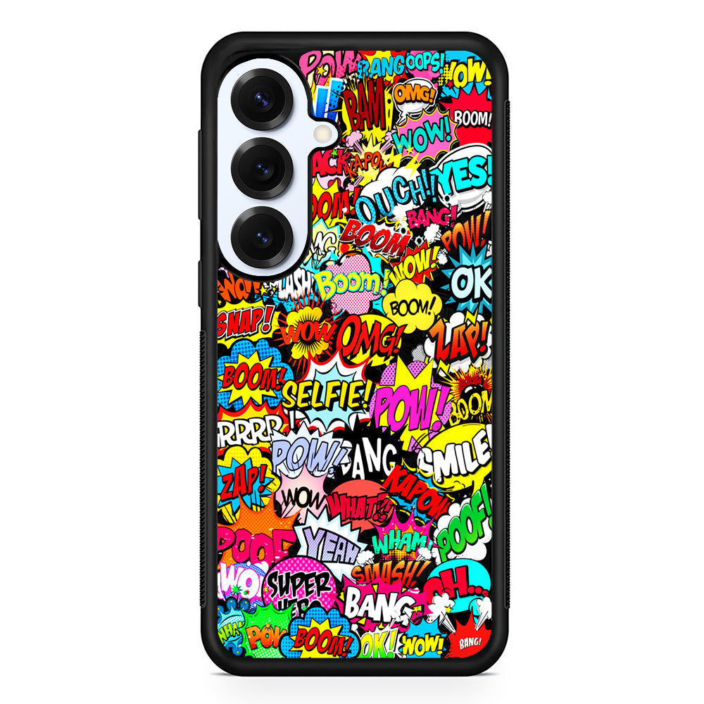 Comic Pop Art Collection Samsung Galaxy S25 Plus Case | Slim Rubber Cover for Samsung Galaxy S25 Plus