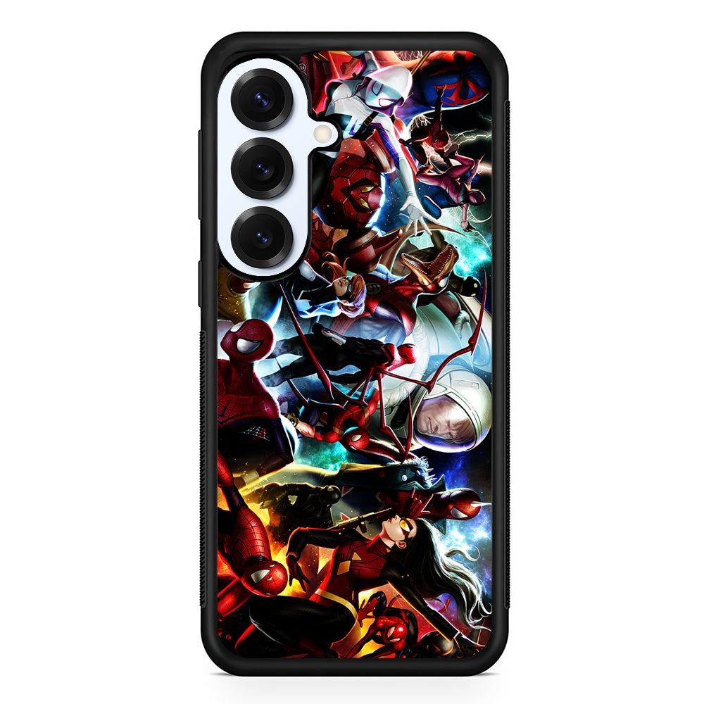 Spiderman Multiverse Collection Samsung Galaxy S25 Plus Case | Slim Rubber Cover for Samsung Galaxy S25 Plus