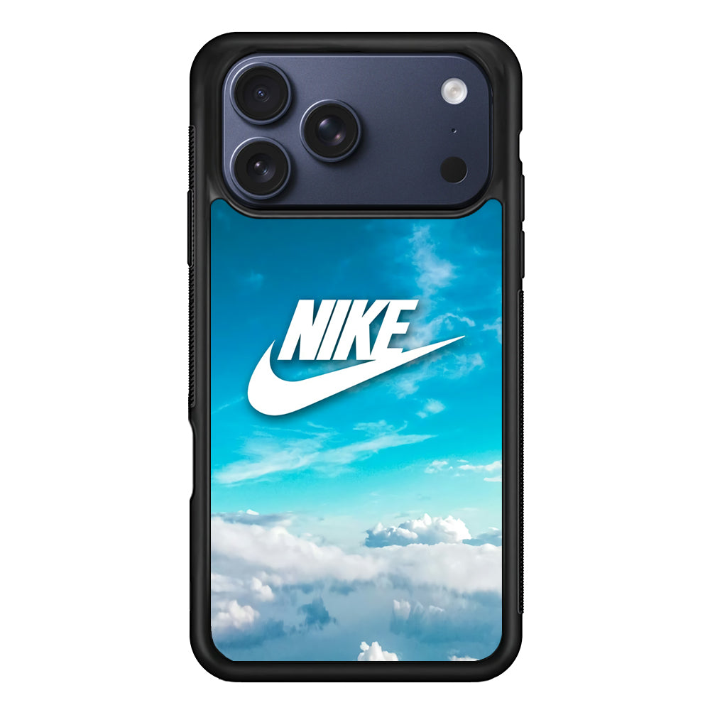 Nike Bluish Cloudy iPhone 17 Pro Max Case | Durable Rubber Case for iPhone 17 Pro Max
