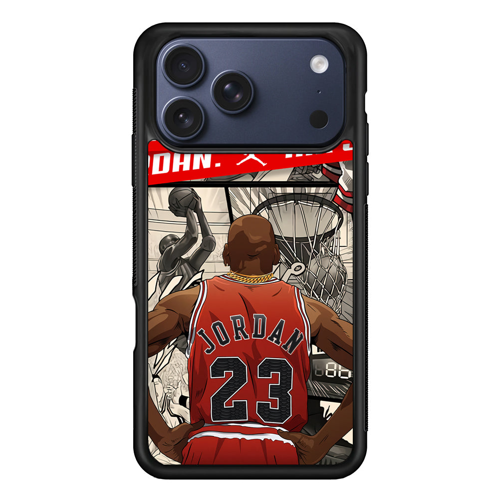 Air Jordan Looking at Victory iPhone 17 Pro Max Case | Durable Rubber Case for iPhone 17 Pro Max