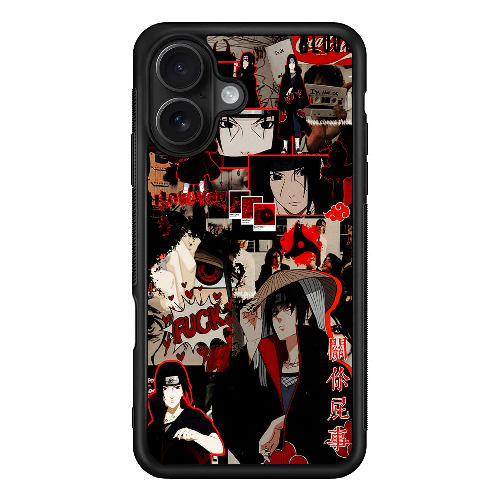 Itachi Uchiha Akatsuki Aesthetic iPhone 16 Case - Oxvistore