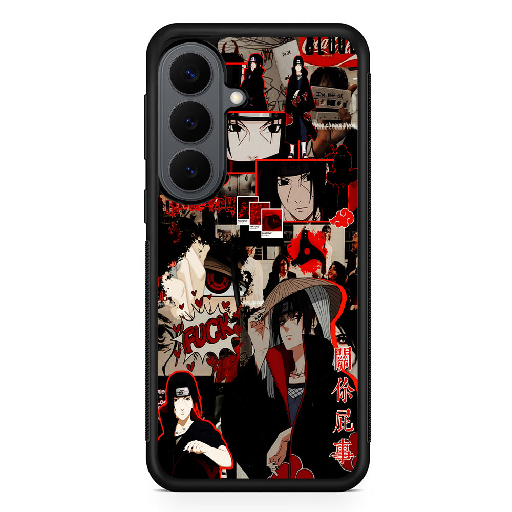 Itachi Uchiha Akatsuki Aesthetic Samsung Galaxy S26 Plus Case | Slim Rubber Case for Samsung Galaxy S26 Plus