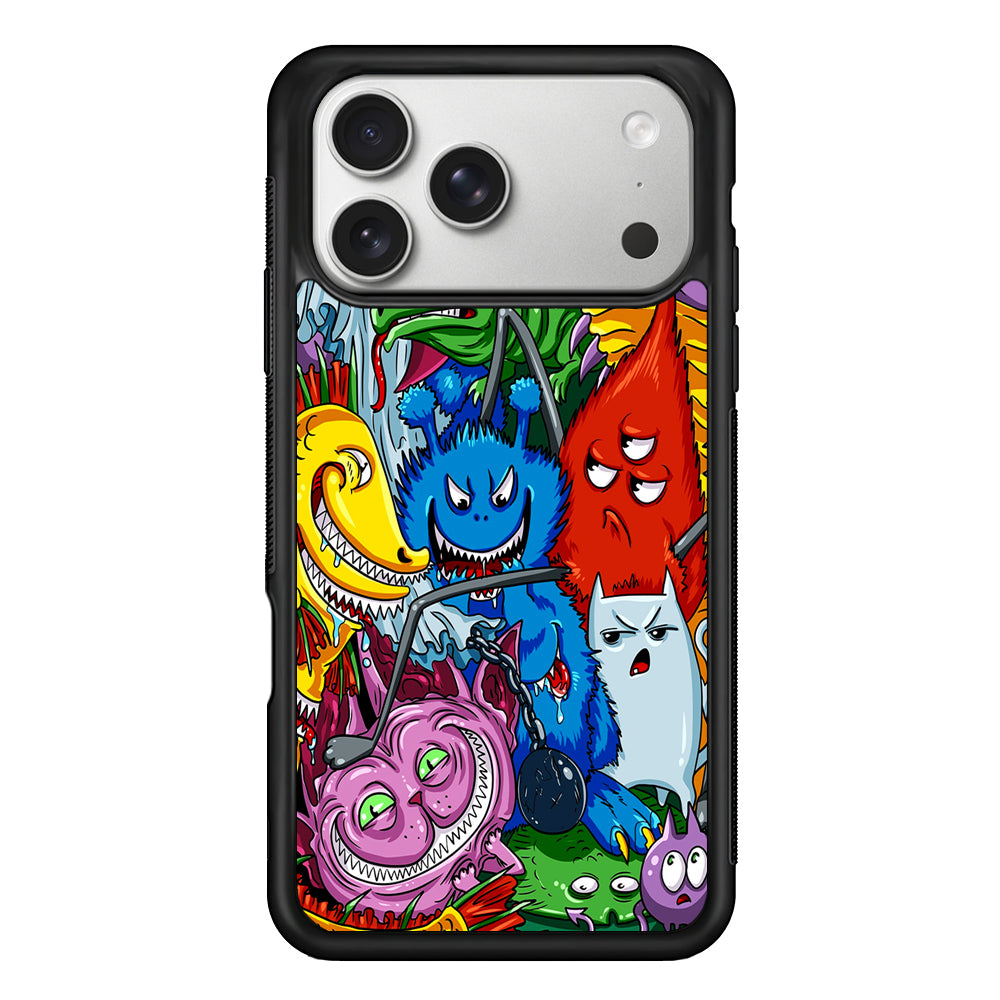 Monster Graffiti Character iPhone 17 Pro Case | Slim Rubber Case for iPhone 17 Pro