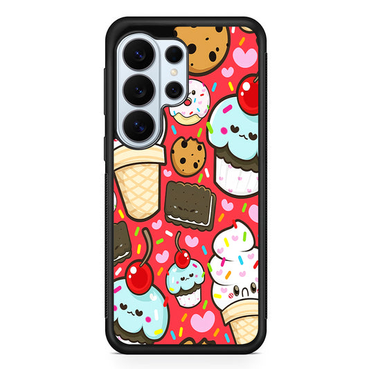 Cute Desserts Cupcake Samsung Galaxy S26 Ultra Case | Protective Phone Cover