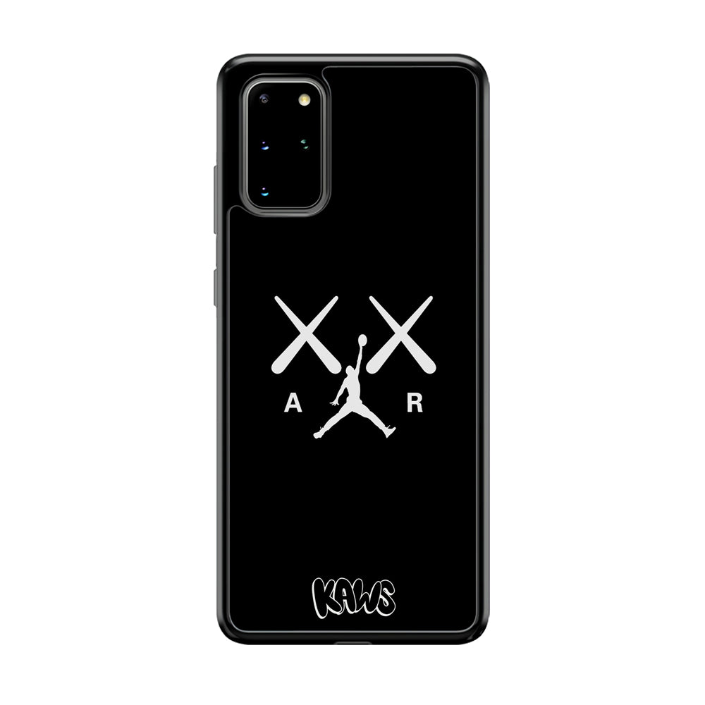 Kaws Air Jordan Midnight Black Samsung Galaxy S20 Plus Case | Slim Rubber Case for Samsung Galaxy S20 Plus