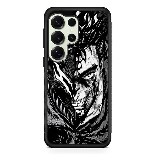 Guts Berserk Black Swordsman Samsung Galaxy S25 Ultra Case | Durable Rubber Case for Samsung Galaxy S25 Ultra