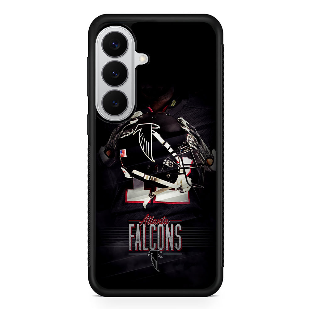 Atlanta Falcons Helmet Samsung Galaxy S26 Case | Protective Rubber Cover