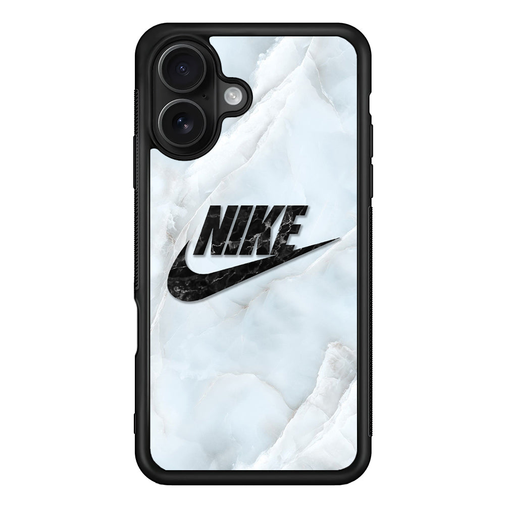 Nike Black Pearl on Shell iPhone 16 Case - Oxvistore