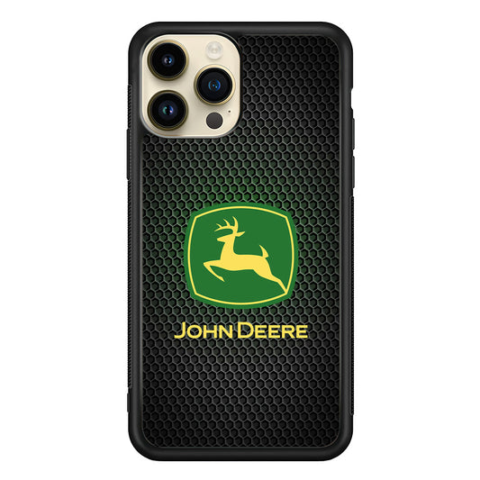 John Deere Fiber Illusion iPhone 14 Pro Case | Slim Rubber Case for iPhone 14 Pro