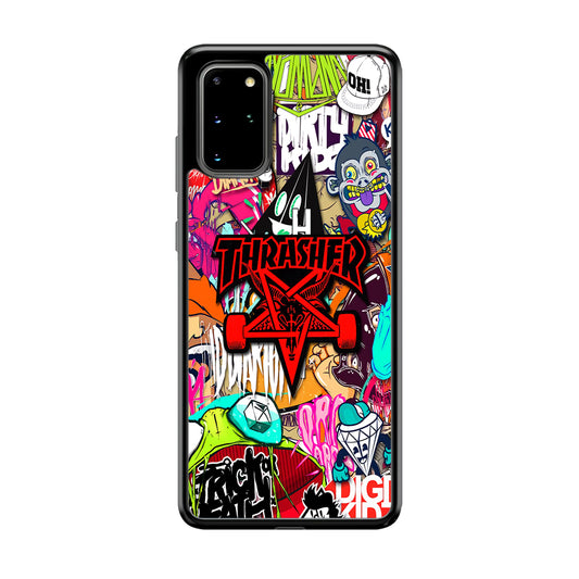 Thrasher Gang Assembly Samsung Galaxy S20 Plus Case | Slim Rubber Case for Samsung Galaxy S20 Plus