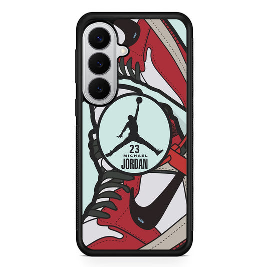 Air Jordan Circle in Collaboration Samsung Galaxy S26 Case | Slim Samsung Galaxy S26 Rubber Case