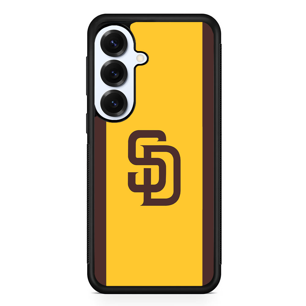 San Diego Padres Logo Samsung Galaxy S25 Plus Case | Slim Rubber Cover for Samsung Galaxy S25 Plus
