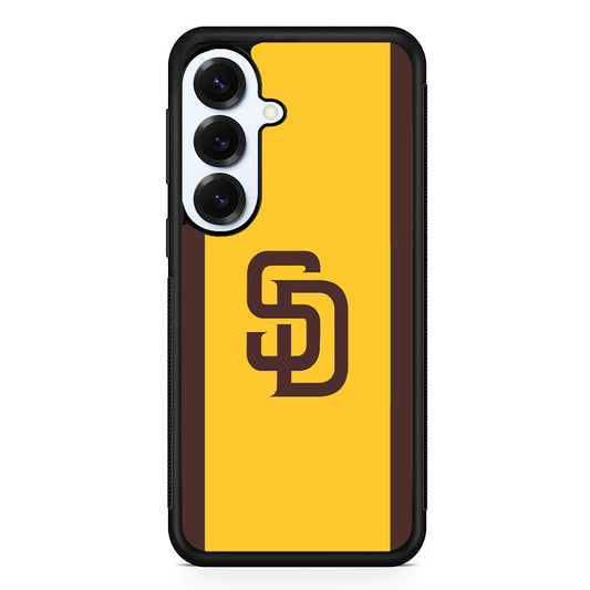 San Diego Padres Logo Samsung Galaxy S25 Plus Case | Slim Rubber Cover for Samsung Galaxy S25 Plus