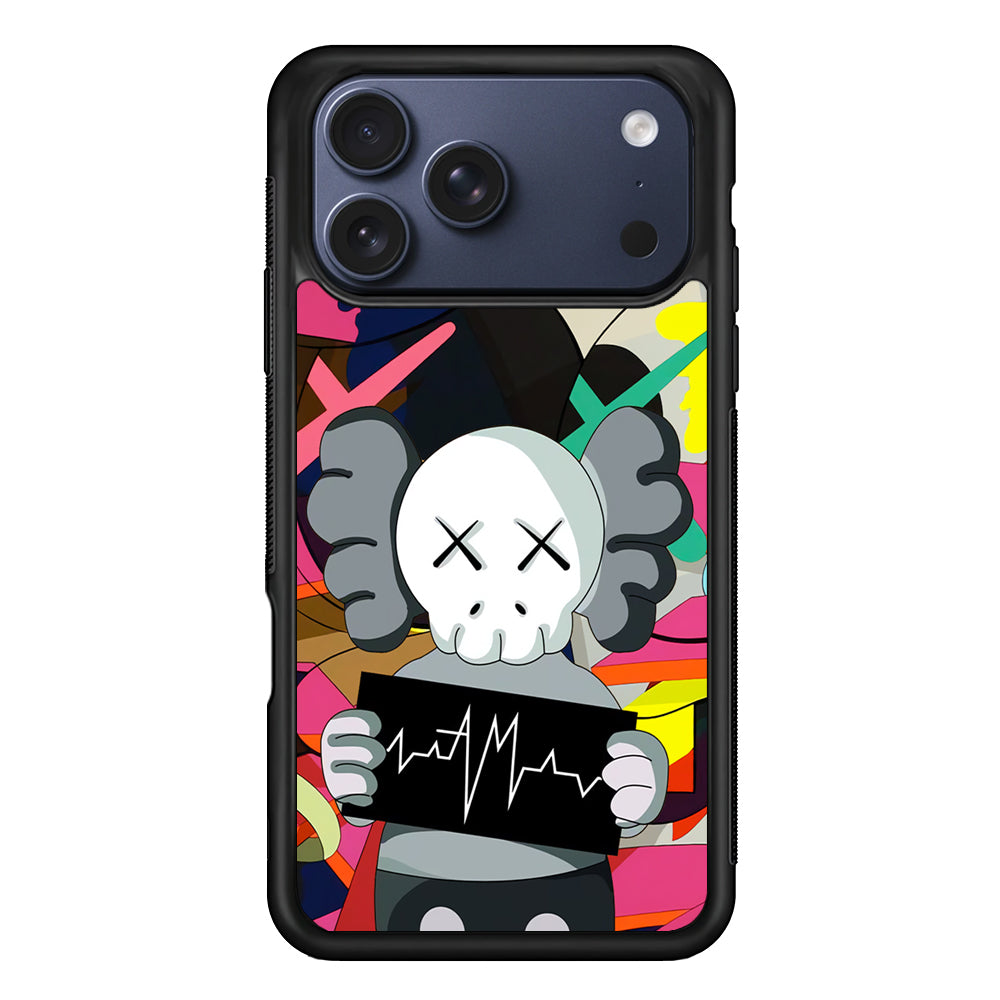 Kaws Signature to The World iPhone 17 Pro Max Case | Slim Rubber Case for iPhone 17 Pro Max