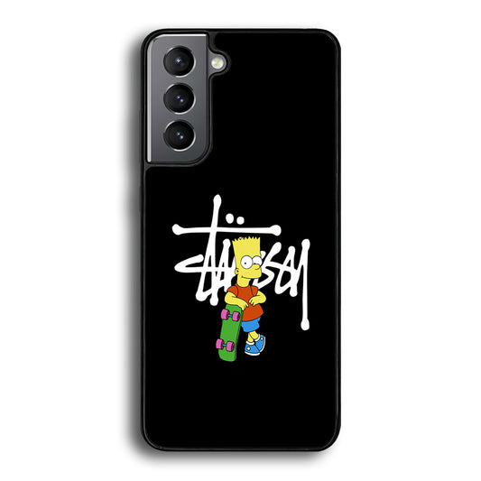 Stussy Simpson Skate Samsung Galaxy S22 Plus Case | Slim Rubber Case for Samsung Galaxy S22 Plus