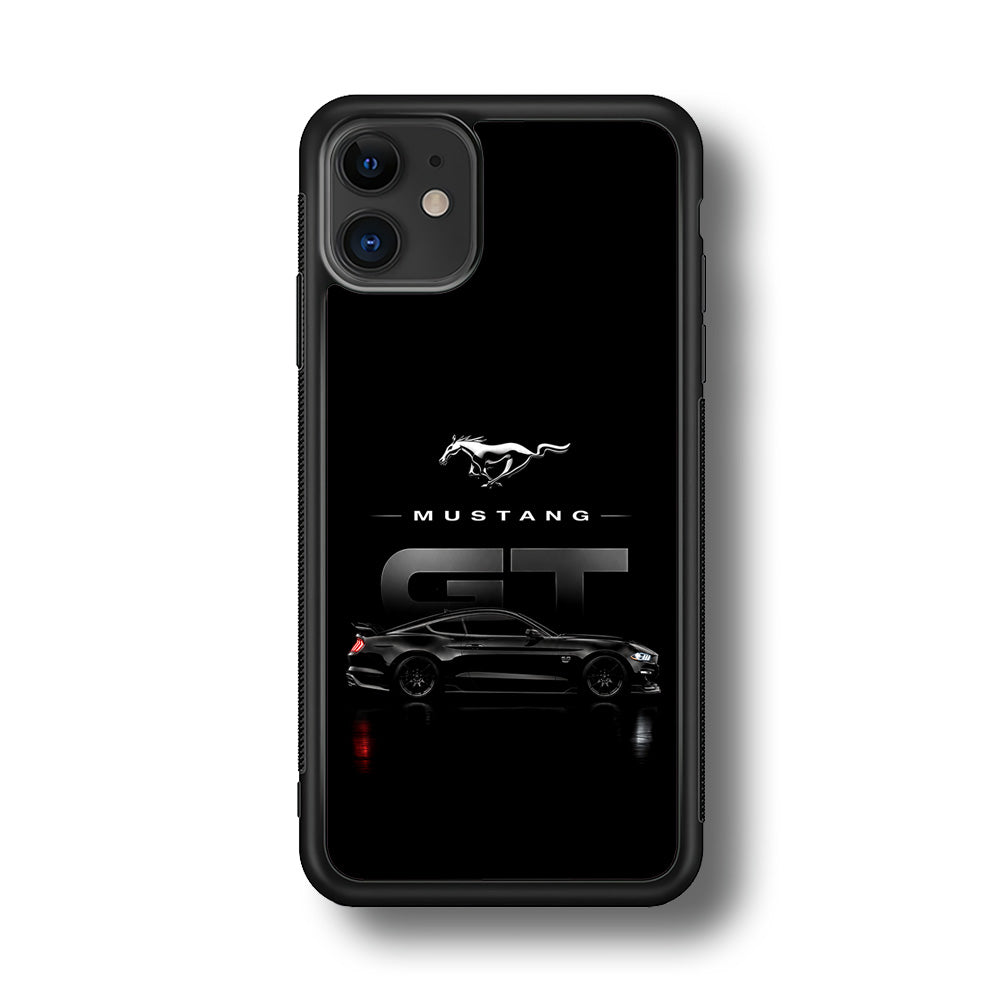 Ford Mustang GT Midnight iPhone 11 Case | Slim Rubber Case for iPhone 11