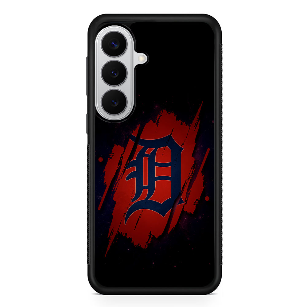 Detroit Tigers Logo Samsung Galaxy S26 Case | Protective Rubber Cover