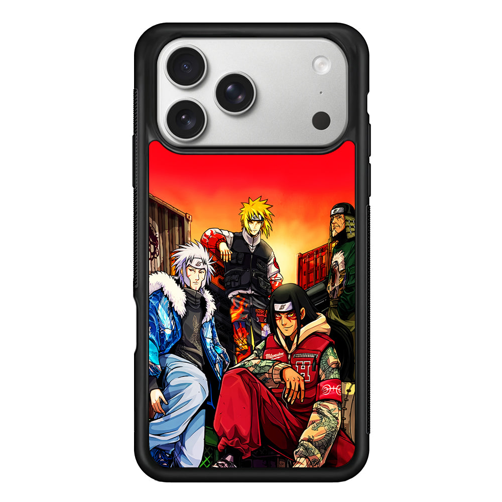 Naruto Hokage Hypebeast iPhone 17 Pro Case | Slim Rubber Case for iPhone 17 Pro