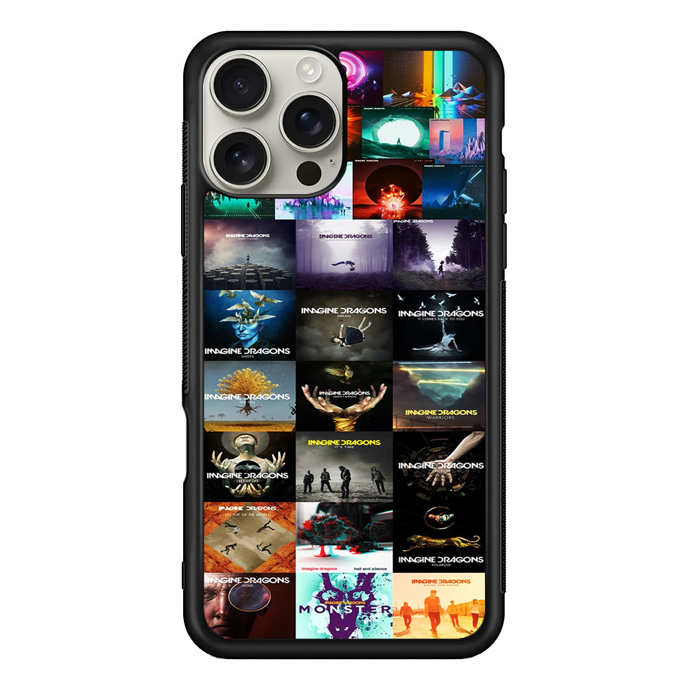 Imagine Dragons Album Collection iPhone 16 Pro Max Case | Stylish Protective Case for iPhone 16 Pro Max
